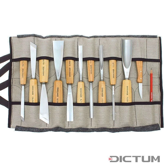 Jeu De Ciseaux De Sculpture Val Gardena Pfeil, 11 Pièces