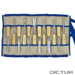 Jeu De Ciseaux De Sculpture Pfeil, Frêne, 12 Pièces