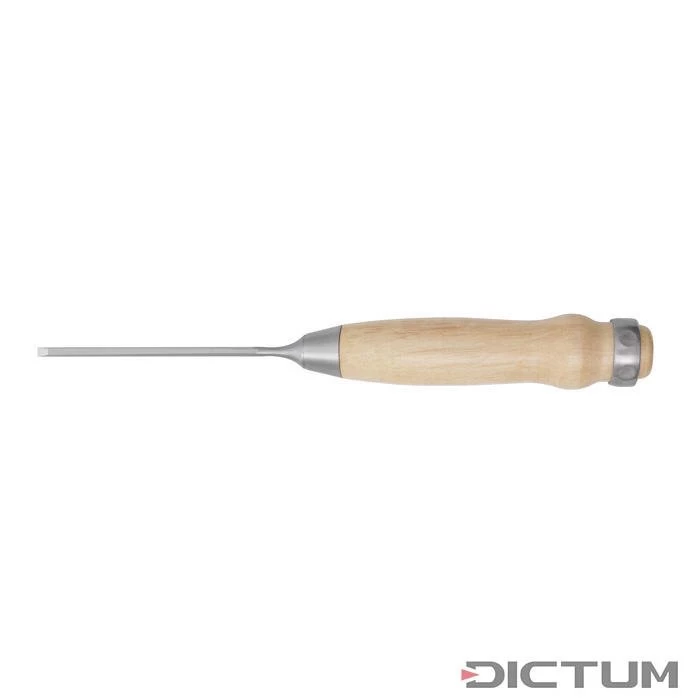 Ciseau à Bois DICTUM, Forme Longue, Largeur De Lame 4 Mm