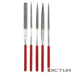 Limes-aiguilles Diamant, Polycristallines, Jeu De 5 Pièces