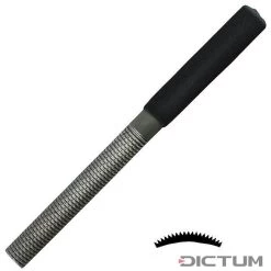 Râpe-lime Iwasaki, Version Compacte, Demi-ronde, Moyenne