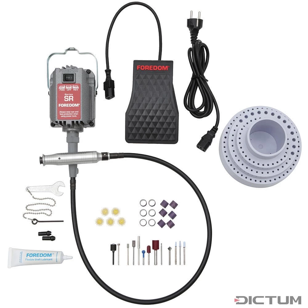 Moteur De Fraisage Foredom Avec Bras Flexible, Set Complet