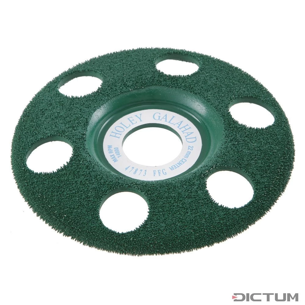 Disque-râpe King Arthur's Tools Holey Galahad Carbure, Plat, Fin