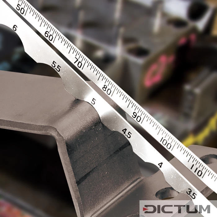 Calibre De Contrôle De Diamètre Et De Rayon Shinwa, Rayons De 0,5 à 7 Mm – Image 3