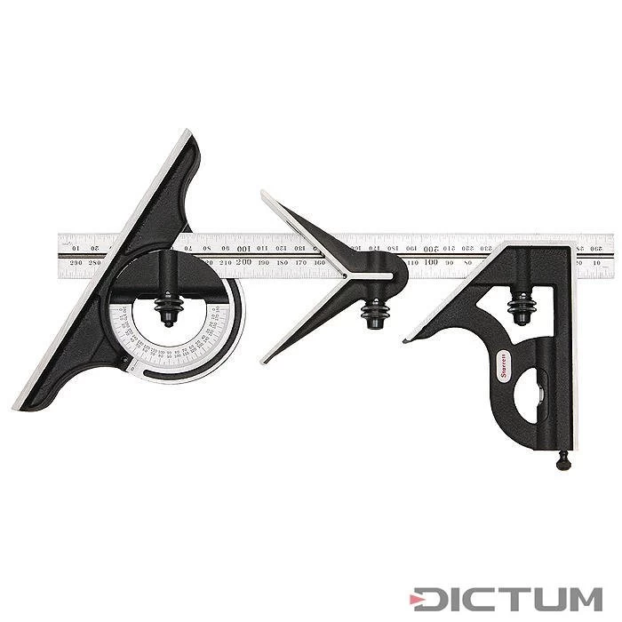 Équerre Combinée Starrett, 4 Parties, Version Standard 3 Équerre Combinée Starrett, 4 Parties, Version Standard