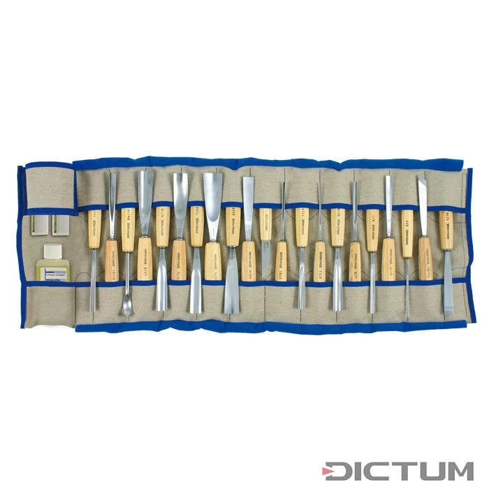 Jeu De Ciseaux De Sculpture Pfeil, Frêne, 24 Pièces