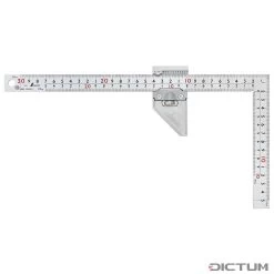 Petite équerre De Charpentier Shinwa, Standard, Incl. Stoppeur En Métal
